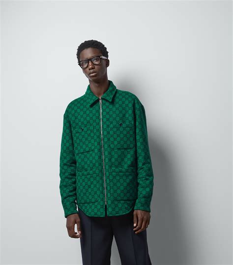 gucci green over shirt|Gucci golf t shirts.